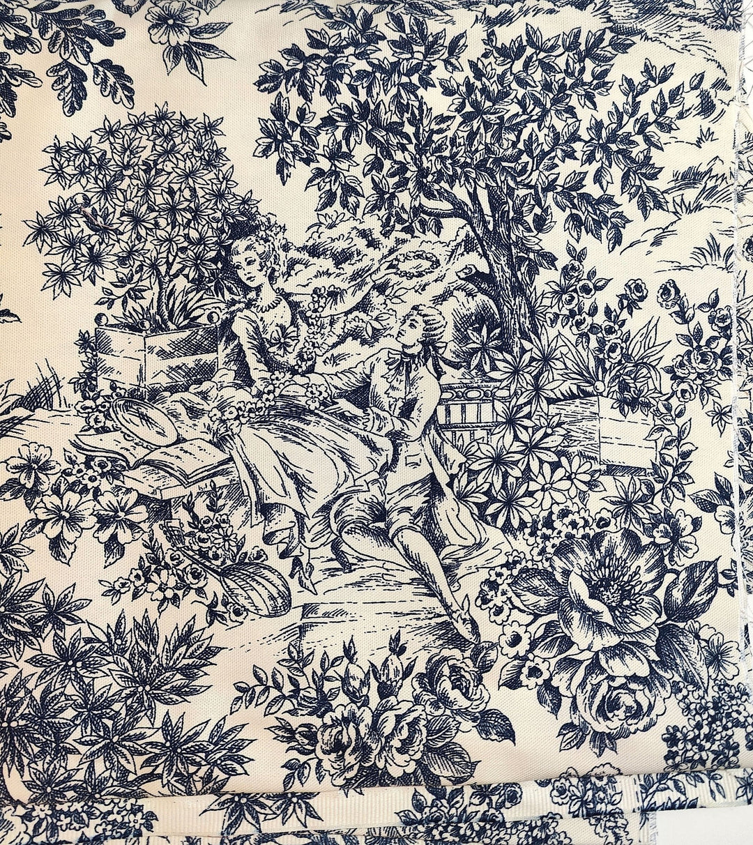 Toile de Jouy - Fabric — corset fabric detail — view 10 · PopJoy handmade