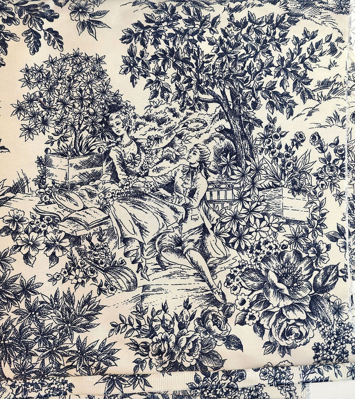 Toile de Jouy - Fabric — corset fabric detail — view 10 · PopJoy handmade