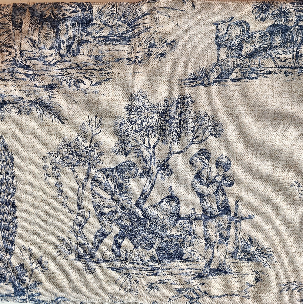 Toile de Jouy - Fabric — corset fabric detail — detail view · PopJoy handmade