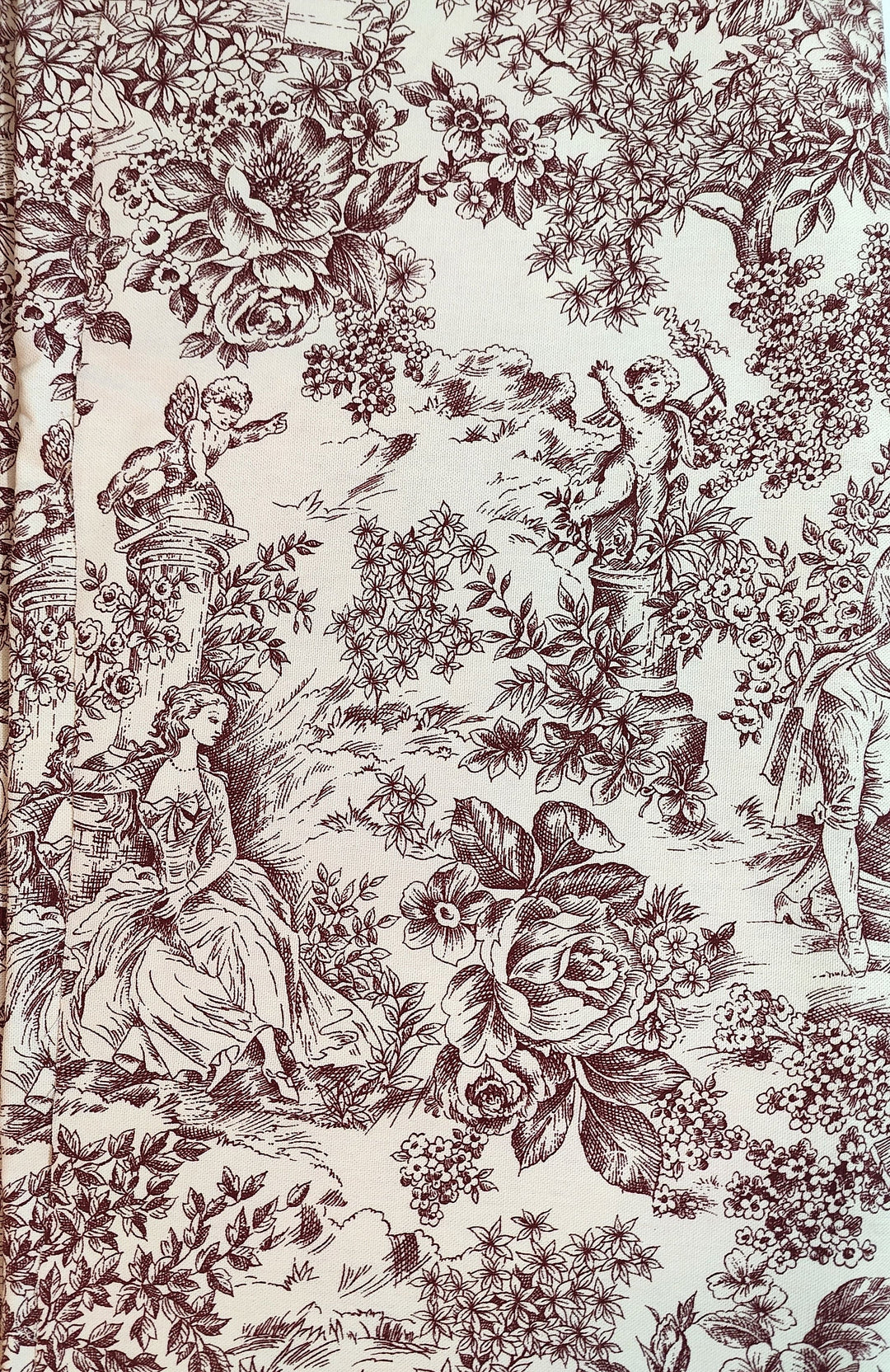 Toile de Jouy - Fabric — corset fabric detail — view 4 · PopJoy handmade