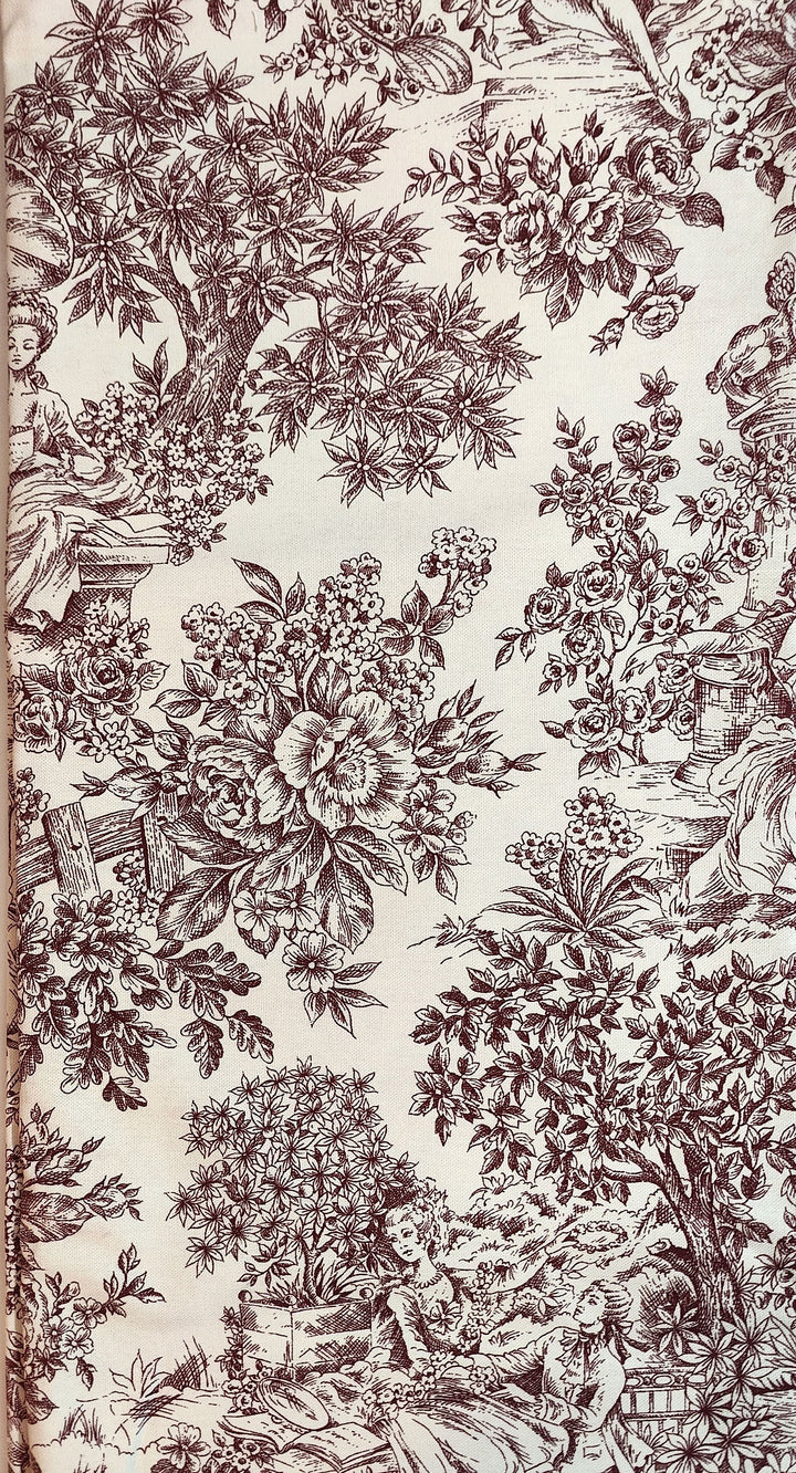 Toile de Jouy - Fabric — corset fabric detail — view 5 · PopJoy handmade