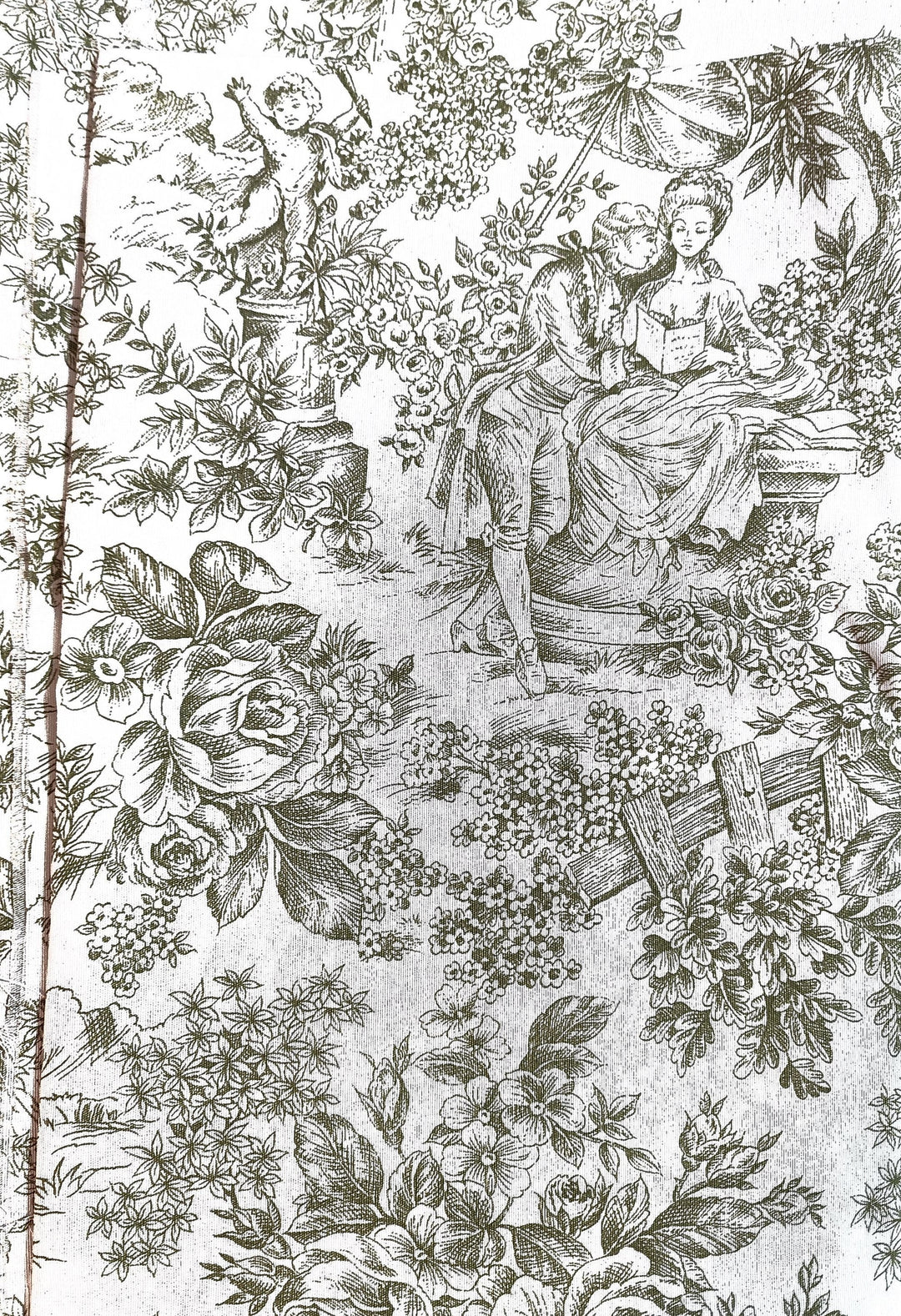 Toile de Jouy - Fabric — corset fabric detail — view 7 · PopJoy handmade