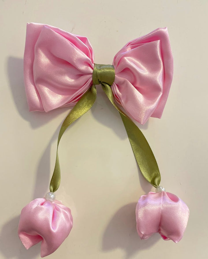 Angelique - Tulip Bow Clip — handmade hair accessory by PopJoy, Helsinki