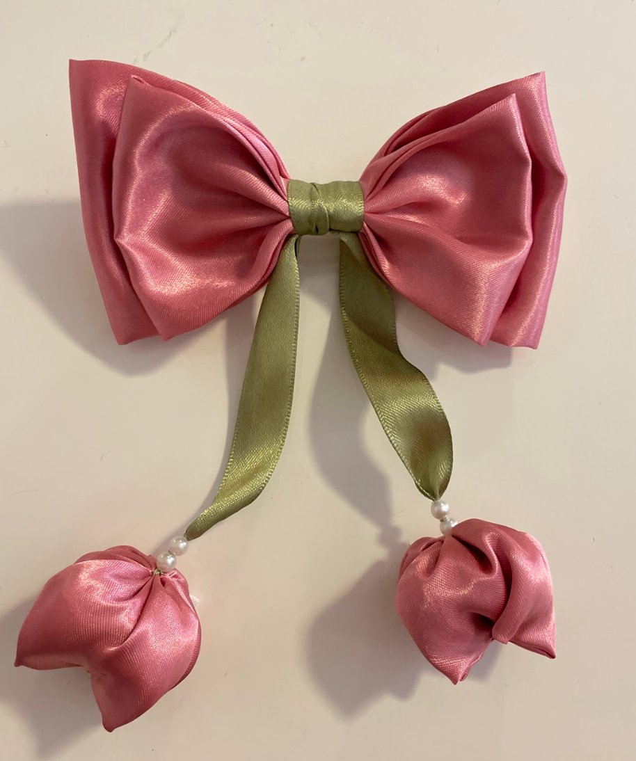 Angelique - Tulip Bow Clip — handmade hair accessory by PopJoy, Helsinki