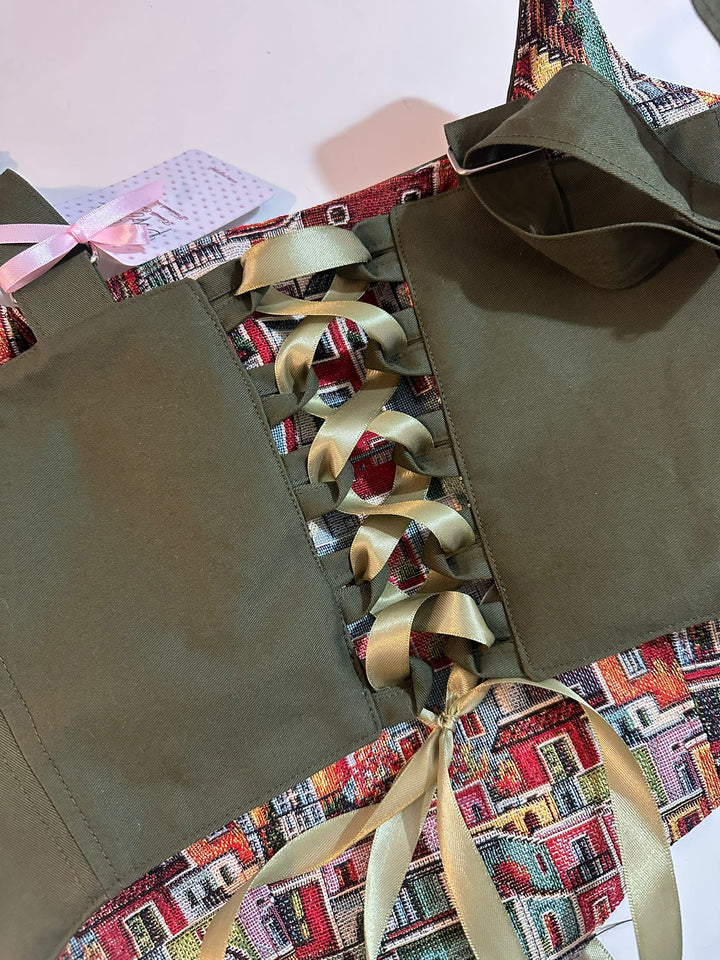 Vanya - Reversible Corset Top — reversible corset top handmade in Helsinki by PopJoy