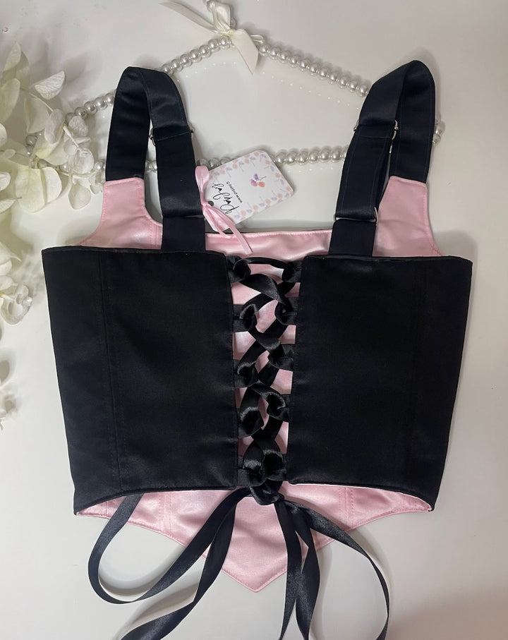 Victoria - Reversible Corset Top — reversible corset top handmade in Helsinki by PopJoy