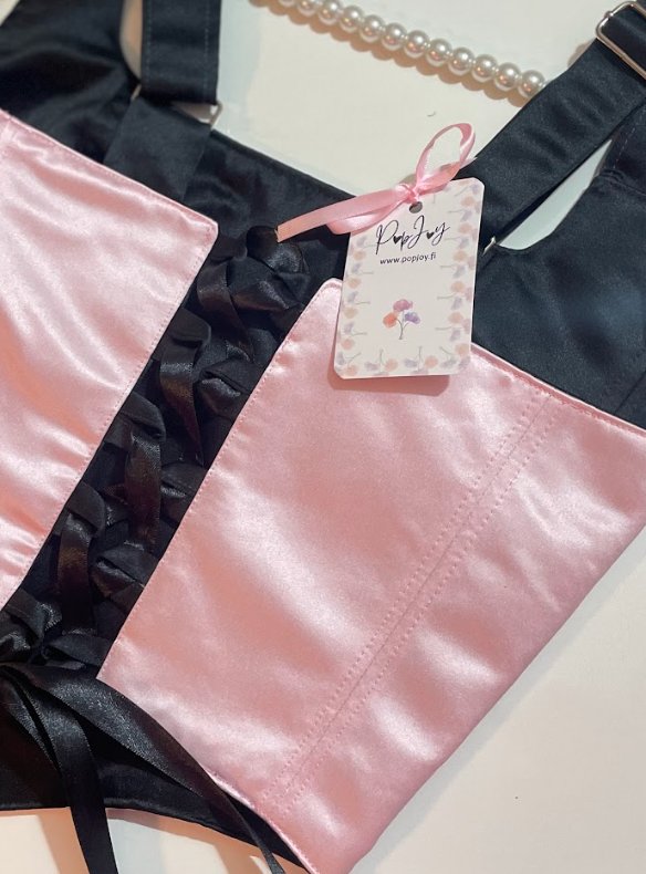 Victoria - Reversible Corset Top — reversible corset top handmade in Helsinki by PopJoy