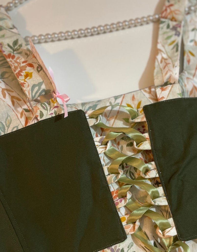 Virgi- Reversible Corset Top (No more fabric — reversible corset top handmade in Helsinki by PopJoy