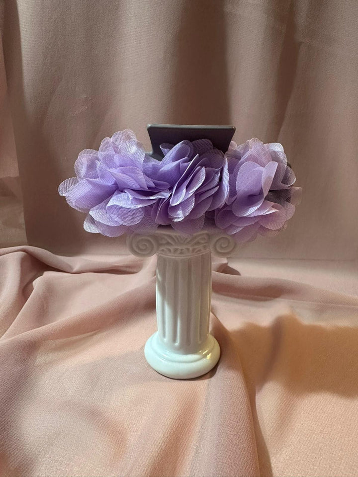 Zinnia - Flower Hair Claw — handmade by PopJoy in Helsinki, Finland